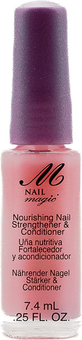 NAIL MAGIC Nourish - Nail Strengthener & Conditioner, Clear Nail Polish with Keratin for Thicker Nails and Nail Growth | Nourish, Strengthen and Hydrate Natural Finger Nails (7.4mL)