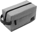 KK Water - Resistant Hanging Toiletry Travel Bag – Spacious Grey Gym, Shaving, Make Up Bag for Men & Women
