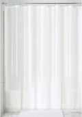 iDesign 3.0 Liner Shower Curtain, Curtain for Shower, Made of Mould-Free PEVA, White, 183 cm X 183 cm
