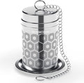 Reinmoson 304 Stainless Steel Tea Strainer for Loose Tea, Extra Fine Mesh Tea Infuser 1.5” x 2.2” Tea Diffusers for Loose Tea Black Tea, Rooibos, etc
