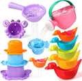 Baby Bath Toys for 1 Year Old, Toddler Bath Toys for 1 2 3 4 Year Olds, Kids Water Play Toys Swimming Pool Toys for Toddlers Boys Girls Age 1-5 Mould Free Bath Toy