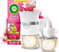 Air Wick Cherry Blossom & Raspberry Advanced Electrical Plug-in Kit 19ml, Lasts for up to 100 Days, Air Freshener