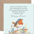 Sympathy Card - Those We Love - Condolence Card, Mourning Bereavement Cards for Adults, Sorry For Your Loss Thinking of You, 145mm Greeting Cards