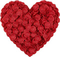 3000pcs Red Rose Petals for Her Set, Artificial Roses Flower Petals for Romantic Night, Valentines Day Decorations and Wedding, Event, Party, Home Decor, Bedroom Decoration Wedding Party
