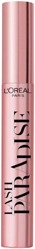 L'Oréal Paris Intense Volume Mascara, Volumising and Lengthening, Infused with Castor and Floral Oils to Condition Eyelashes, Suitable for Sensitive Eyes, Soft Fibre Brush, Lash Paradise, Black