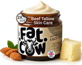 Beef Tallow Skin Care, Tallow Face Cream Moisturiser, Grass-Fed & Whipped Enriched with Almond Oil, Deep & Natural Hydration for Sensitive & Dry Skin, 120ml Unscented