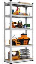 VonHaus Garage Shelving Units - Heavy Duty Racking for Home, Office, Shed and Garage Storage - 5-Tier Shelving Units for Storage, 175kg Capacity Per Shelf - 1.5m Racking