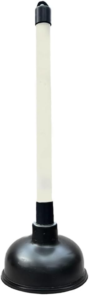 Powerful plunger Heavy-duty sink unblocker Toilet plunger Shower drain unblocker Clog remover Pipe cleaner High suction plunger 22.5cm (9inch) handle & 10cm (4inch) rubber suction cup