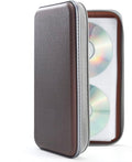 UENTIP 48 Capacity CD Case Portable Hard Plastic DVD Case CD Organizer Wallet Protective DVD Storage, 96, Classic