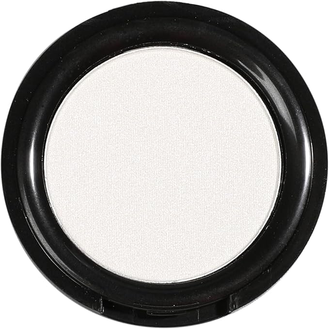 Single Matte Eyeshadow,Pressed Fine Powder Eyeshadow,High Pigment Longwear Single Black Eye Make up for Day&Night, Use Wet & Dry, All Skin Tone, Mineral Oil Free, Vegan & Cruelty Free (Matte White)