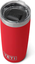 YETI Rambler 10 oz (295 ml) Tumbler with Removable Magslider Lid, Stainless Steel Vacuum Insulated Coffee Cup, Rescue Red
