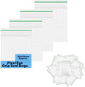 Grip Seal Bags 40mm x 40mm 100 Pack Pixel Eye® Clear Plastic Ziplock Bags Small Resealable Storage Pouches for Medicine Jewellery Coins Small Tools Bits Reusable Sealable Poly Zipper Plastic Bags