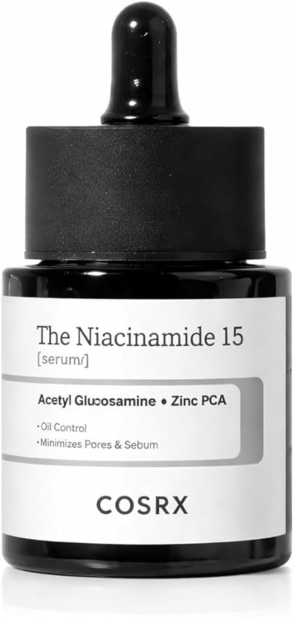 COSRX Niacinamide 15% Face Serum, Minimizing Pores & Sebums, Blemish Treatments for Discoloration, Dark Spots, Enlarged Pores, Anti-aging, 0.67 fl.oz / 20 ml, Animal Testing-Free