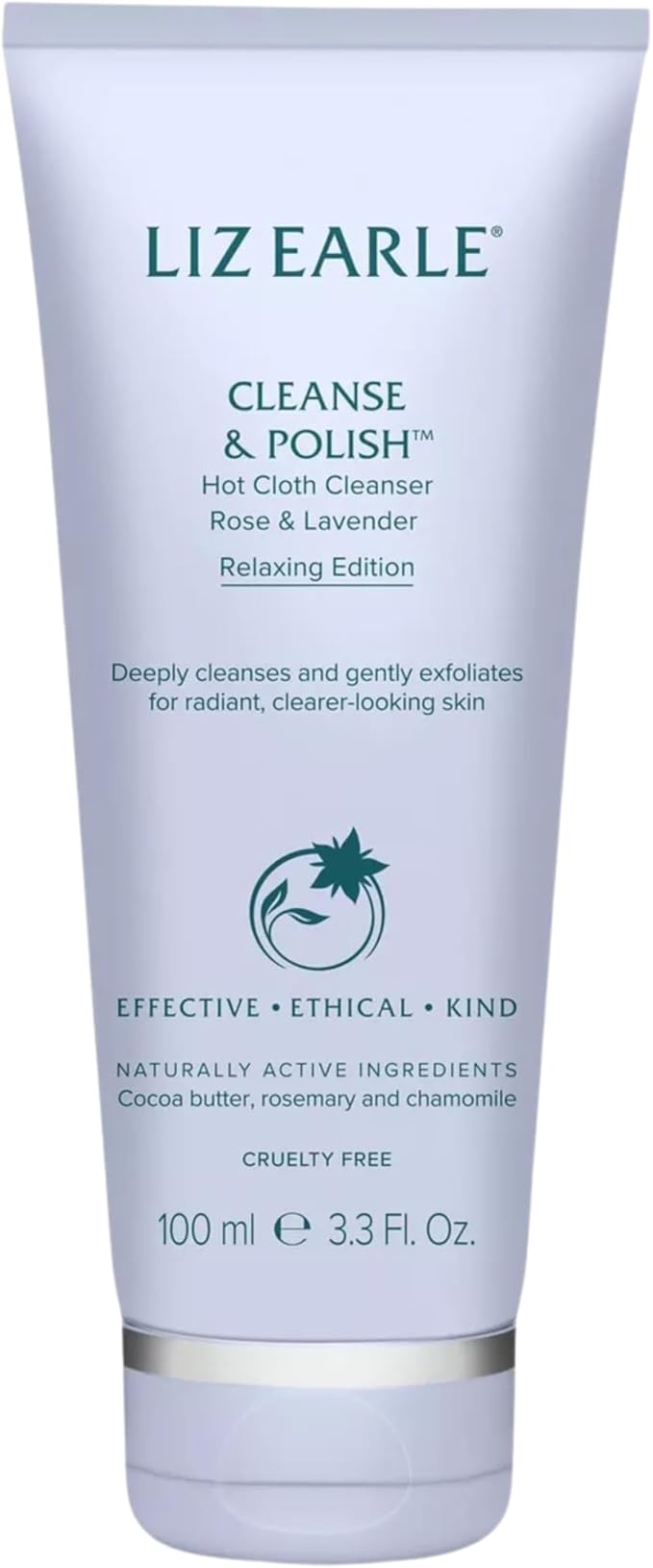 Liz Earle Cleanse & Polish Hot Cloth Cleanser Relaxing Edition 100ml, Deep Cleansing Cream Formulated with Naturally Active Ingedients, Cruelty Free, Suitable for All Skin Types