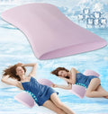 Lumbar Support Pillow for Bed Relief Back Pain: Lower Back Pillow for Sleeping - Cooling Memory Foam Waist pillow - Back Wedge pillow for Side, Back&Stomach Sleepers - Car Seat Cushions for Car, Sofa