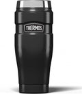 Thermos Stainless King Travel Tumbler & Multi- Purpose Flask- 470ml Insulated Hot & Cold Water Bottle for Daily Commute & Weekend Adventures - Sleek Design in Gun Metal, 5-Year Durability