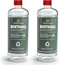 GREEN HAVEN 2L Premium Bioethanol Fuel for Fireplace - Bio Ethanol Liquid for Fires Pits, High Purity Clean Burning Fuel, Bioethanol Fuel Liquid Indoor and Outdoor, Bio Ethanol Fire