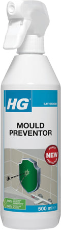 HG Mould Preventor Spray, Non Slip Anti Mould Spray & Bathroom Cleaner Protector, Bathroom Tile Cleaner, Grout & Silicone Seal Guard for Easy Cleaning - 500ml