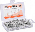 250x Safety Pins Assorted 4-Sizes - Strong Nickel Plated Steel, Rust Resistant - Small Safety Pins for Clothes and Ideal for Art & Crafts, DIY, Pinning, Hemming, Dressmaking, Sewing and More