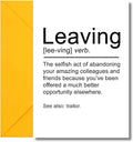 LimaLima Leaving Card Good Luck In Your New Job Funny Design For Men Women