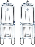 GMY Halogen G9 Oven Bulbs 40W 230V G9 Halogen Light Bulb 300 Degree C Heat Tolerant Lamp 40W Cooker Bulb for Neff, Zanussi,Bosch, AEG and Microwave Applications 2 Pack[Energy Class G]