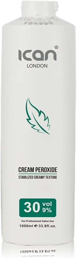 ICAN LONDON PROFESSIONAL CREAM PEROXIDE 30 VOLUME 9% 1000 ML (1 LITRE)