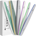 Nail Files, MORGLES 6pcs Professional Emery Boards Set for Acrylic Gel Natural Nails(Include 150,180,240,100/180,220/280,1000/4000 Grit)