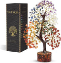 Yatskia 7 Chakra Tree Of Life, Crystal And Gemstones, Birthday Gifts For Women, Decorative Home Accessories, Living Room Decor, Crystal Gifts For Women