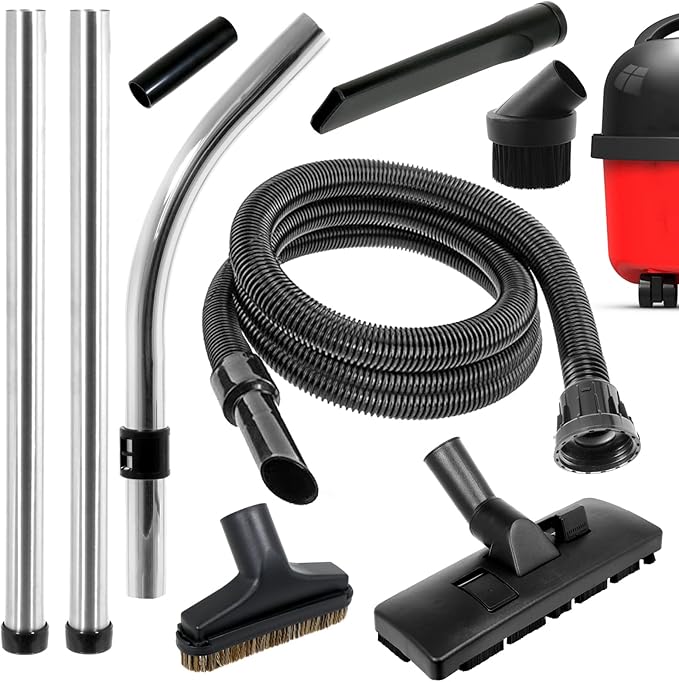 SPARES2GO Spare Parts Tool Brush Kit for Numatic Henry Hetty Vacuum Cleaner (2.5m)