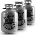 3 x Disposable Helium Gas Canister - Fills 90 x 9 Inch Latex Balloons or 42 Foil Balloons - Helium Balloon Gas UK Filled Helium Cylinder for Parties - 3 Canisters in Total