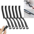 Vicloon Crevice Cleaning Brush, Gaps Cleaning Brushs, Bathroom Cleaning Brush, Window Groove Cleaning Brushs, Crevice Cleaning Tools, Dead Corners Multifunctional Brushes for Home Kitchen (Black-6pcs)