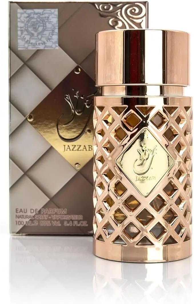 Jazzab Gold 100ml Rose Gold Arabic Perfume Rose Woody Amber Oud EDP