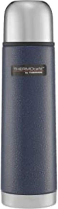 Thermos Stainless Steel Flask, Hammertone Blue, 1 l