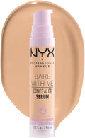 NYX Professional Makeup Bare With Me Concealer Serum, Natural, Medium Coverage, Beige, 9.6ml