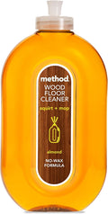 Method Wood Floor Cleaner, Moisturising Oil, Surface Spray, Gently Cleans and Shines, Almond Natural Scent, Pack of 1, 739 ml
