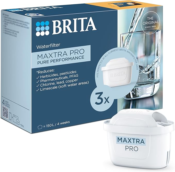 BRITA Filters for Maxtra+ Water Filter Jug, Plastic/Carbon/Resin 3 Filtri Bianco