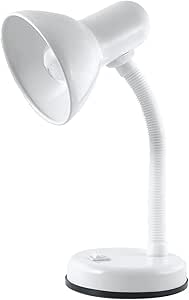 HOMELIFE 35w 'Classic' Flexi Desk Lamp with Versatile Flexible Neck - Integral On/Off Switch - Approx. 34cm Height - L958WH - Diamond White