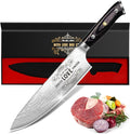 Chef Knife Gifts for Him, High Carbon German Stainless Steel Kitchen Knife, Boyfriend Husband Valentines Day Gifts, I Love You Gifts for Mens, Presents for Anniversary Birthday