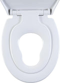 AQUALONA® Premium Thermoplastic Family Toilet Seat Soft Close Hard-Wearing Seat with One Button Hinge Release, Easy to Clean and Install with Universal Fittings, (Family Seat)