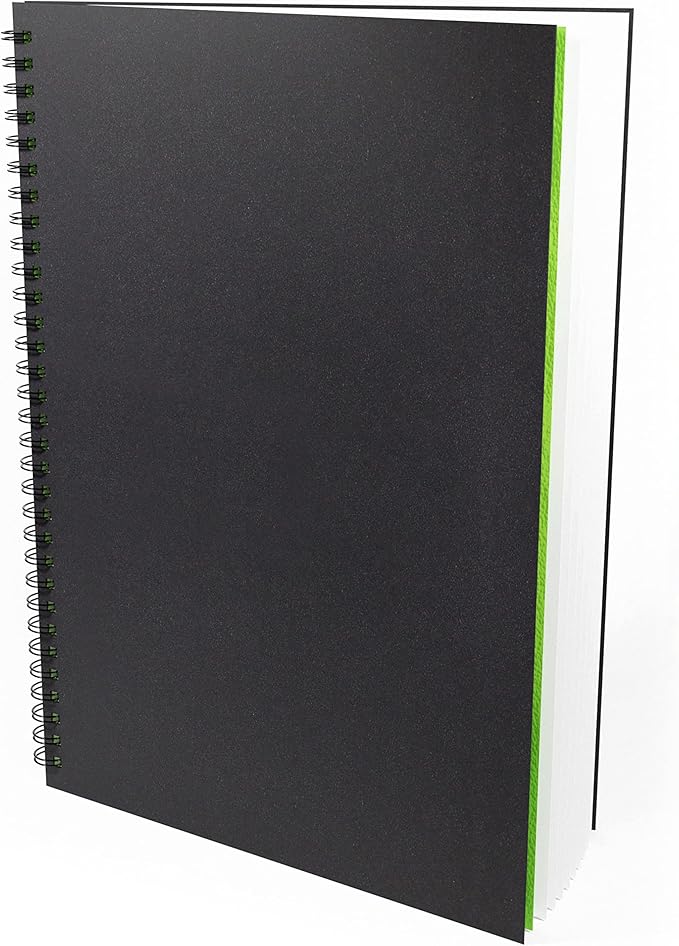 Artgecko Mixed Media Sketch Book A3 Portrait - 80 Pages (40 Sheets) 150gsm White Cartridge Paper