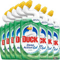 Toilet Duck 5 in 1 Pine Liquid Toilet Cleaner, Kills Bacteria & Removes Limescale, Disinfectant Bulk Buy of 8