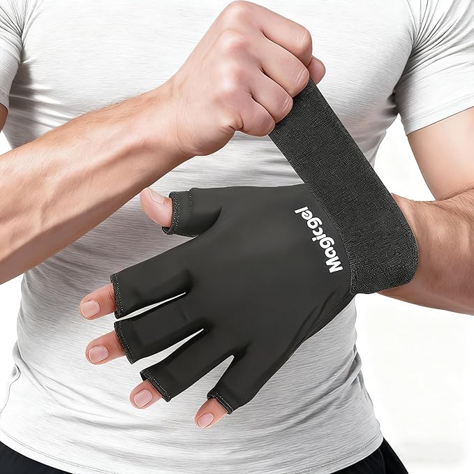 Magic Gel Ice Gloves for Hands - Cold Compress Cooling Gel Ice Pack Glove - Wrist Wrap Hot Compress Sports - Hot Packs for Hands - Dual Hand Heat Packs Cooling Gloves