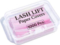Libeauty Lash Lift Paper, 1000PCS Lash Perm Paper Reusable Lash Lift Ribbon Lash Lift Tool Lash Lift Shields, Prevent Eyelashes from Bouncing, Makeup Beauty Tools for Eyelashes Lifting, 50×5mm