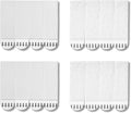 JELLYSUB 32-Pairs(64 Strips) Medium Picture Hanging Strips Heavy Duty, Hook and Loop Tape Damage Free, Water-Resistant Adhesive for Frame Hanging and Christmas Decorations