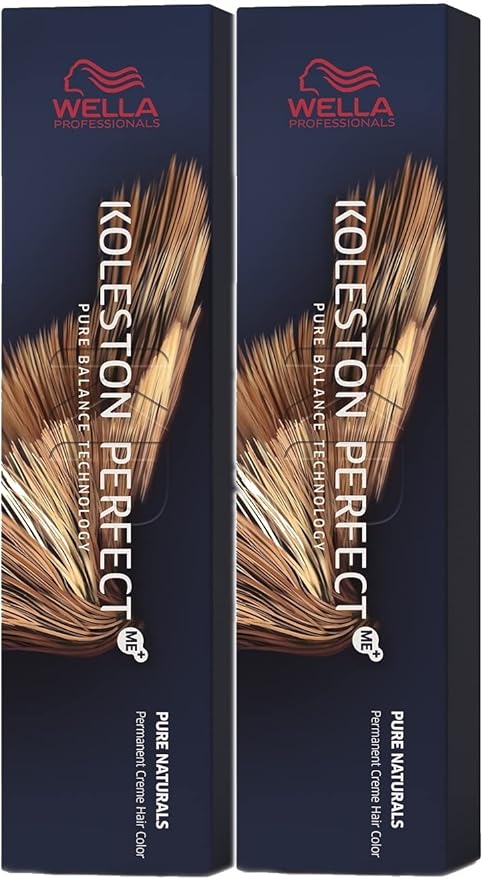 Wella Koleston Perfect ME+ KP Pure Naturals 66/0 Light Brown Intense Natural Hair Colour, Pack of 2