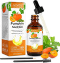 Pumpkin Seed Oil for Hair Growth, Organic Pumpkin Seed Oil, 100% Pure Cold Pressed, Help Growth for Eyebrows, Eyelashes & Dry Damaged Hair, Moisturizing Scalp,Face, Nails, Body, Skin, 1 Pack