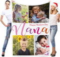 LNM Personalised Blanket with Photo, Customised Blanket with Picture, Custom Photo Blankets, Picture Blankets, Personalised Valentines Birthday Gifts for Kid Baby Pet Family