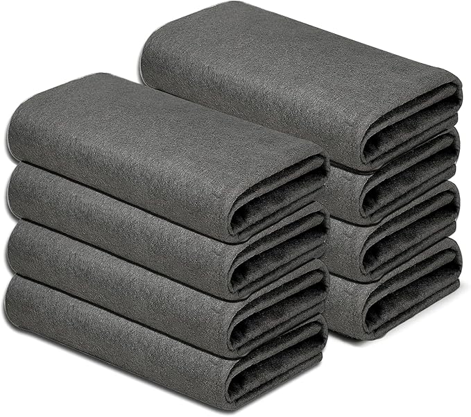Thickened Magic Cleaning Cloth, 8 Pcs Reusable Window Cleaning Cloths, No Trace Absorben Microfiber Cleaning Rags for Dust Cloths, Cars, Windows, Glass, Bathroom 30 x 30 cm