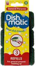 Dishmatic General Purpose Refills, 3 Pack