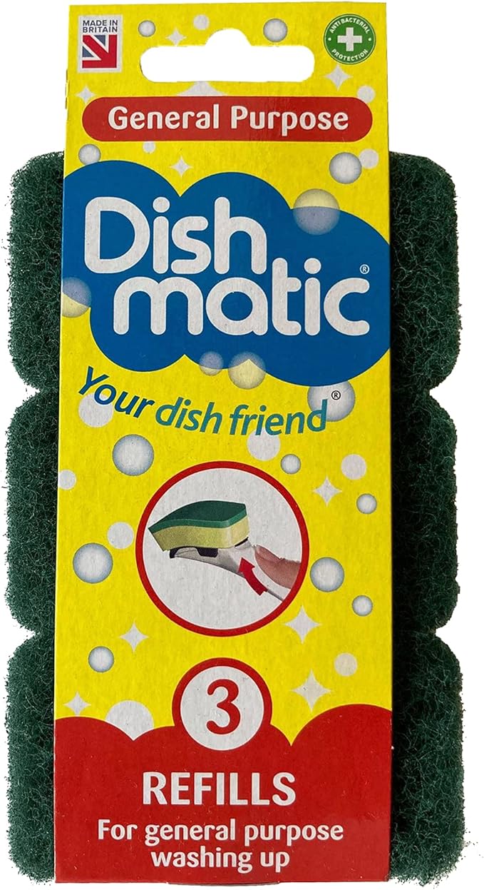 Dishmatic General Purpose Refills, 3 Pack